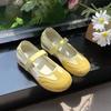Niche Design Sense Velcro Shallow Mouth Single Shoes Women's Summer 2025 New Casual Versatile Flat Mary Jane Shoes