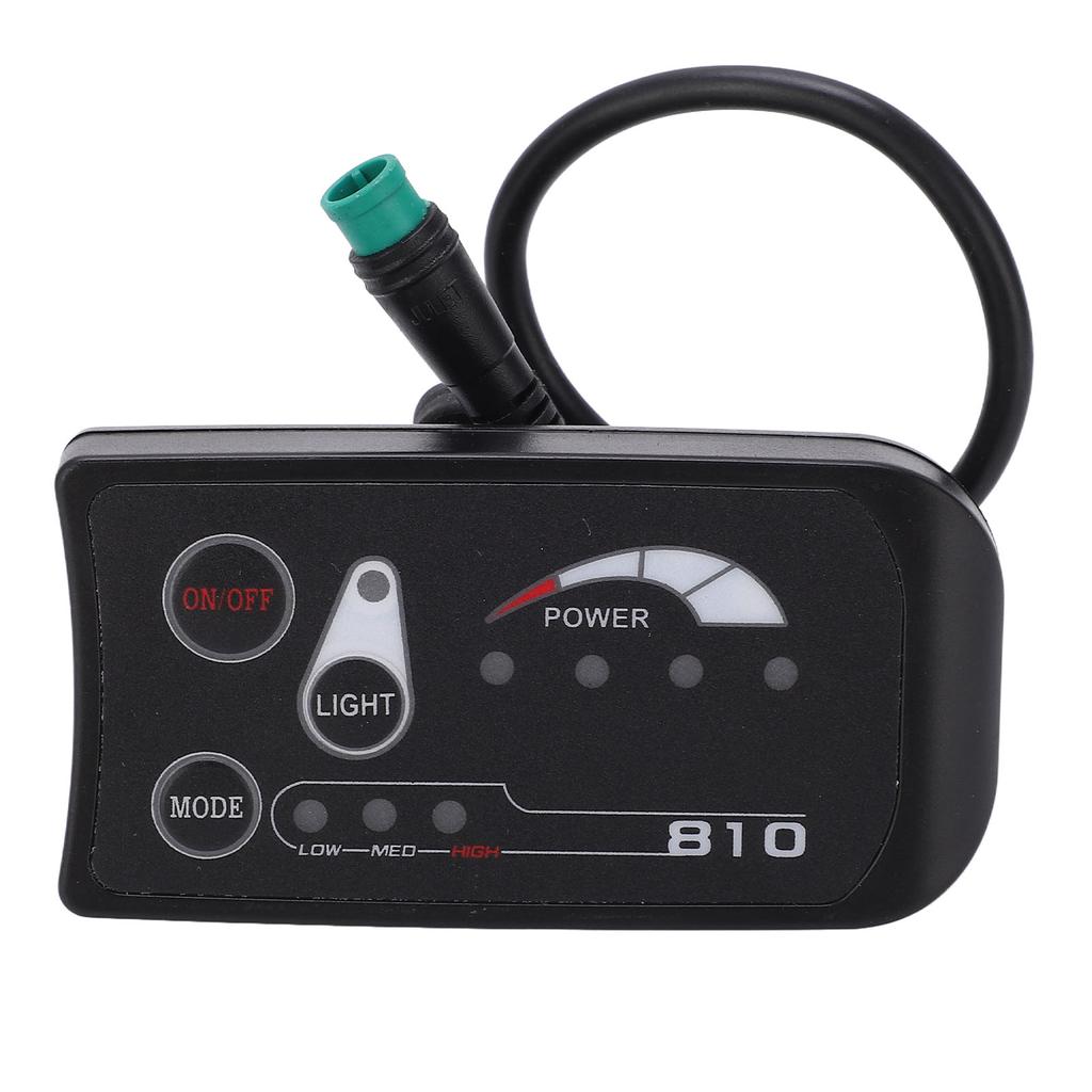 Светодиодный дисплей для электровелосипеда, панель управления 36 В 48 В S810, светодиодный дисплей-метр для электровелосипеда