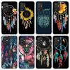 Dreamcatcher Dream Catcher Phone Case For Samsung Galaxy S6 S7 S8 S9 S10 S21 S22 Plus Ultra Soft Black Phone Cover