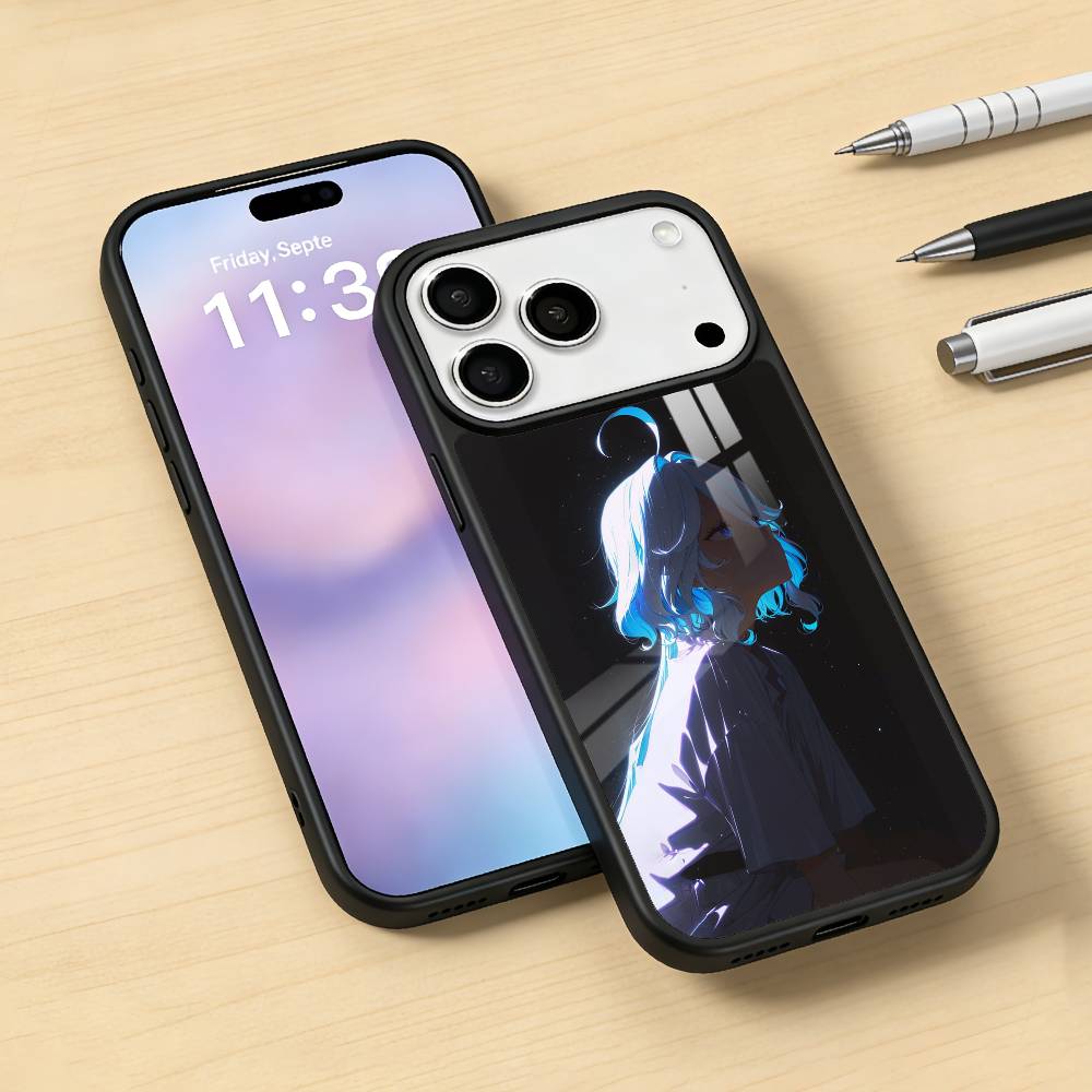Чехол для телефона Furina G-Genshin Impact Для iPhone17,16,15,14,13,12,Pro,Max,Магнитный Для беспроводной зарядки Magsafe