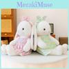 Plush Rabbit Doll With Flower Dress For Kids Girls Gift And Bedroom Decor