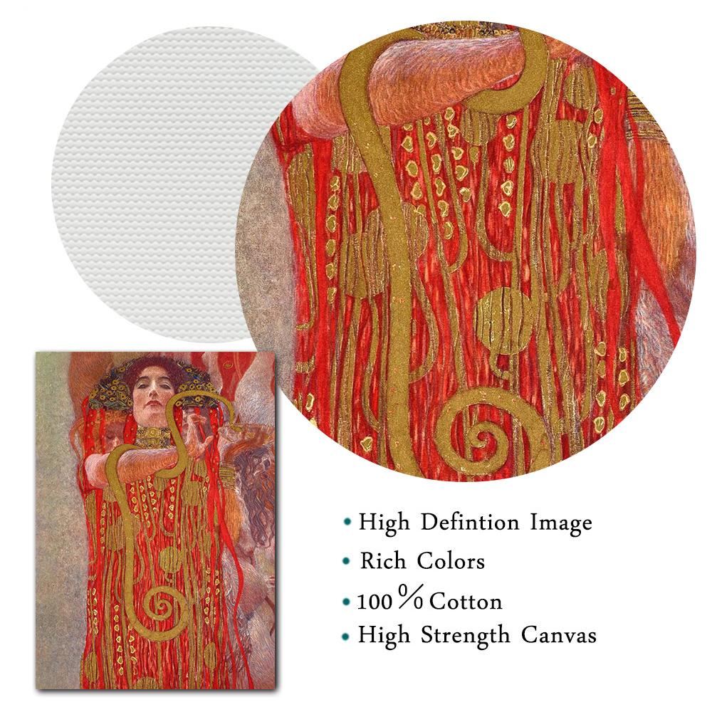 Классический плакат художника Густава Климта, абстрактная картина маслом на холсте, современное украшение дома, настенная художественная картина для интерьера гостиной