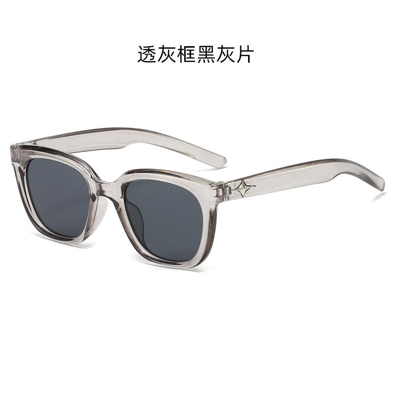 New European and American style GM Women's Korean-style sunglasses with large frames for square and round faces, slimming effect, fashionable retro