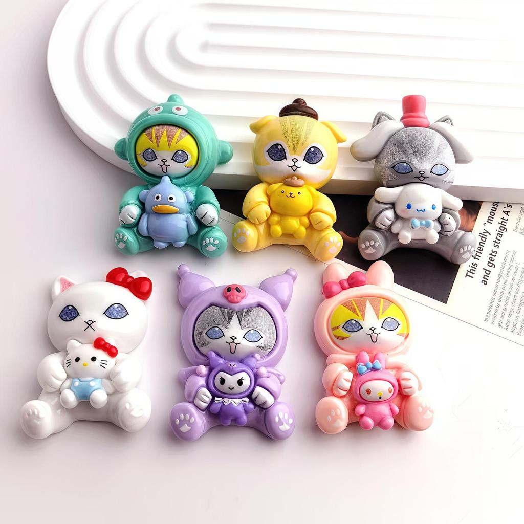 Мультяшный Кот Косплей Sanrio Смоляные Аксессуары DIY Ремешок для Телефона Брелок