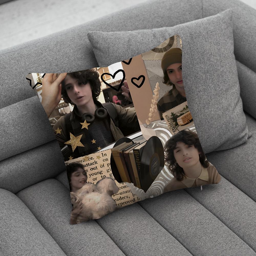 Финн Вулфхард Актер Наволочка Мягкая Подушка Чехлы для Декора Дивана в Стиле Кантри Домашние Украшения и Защита