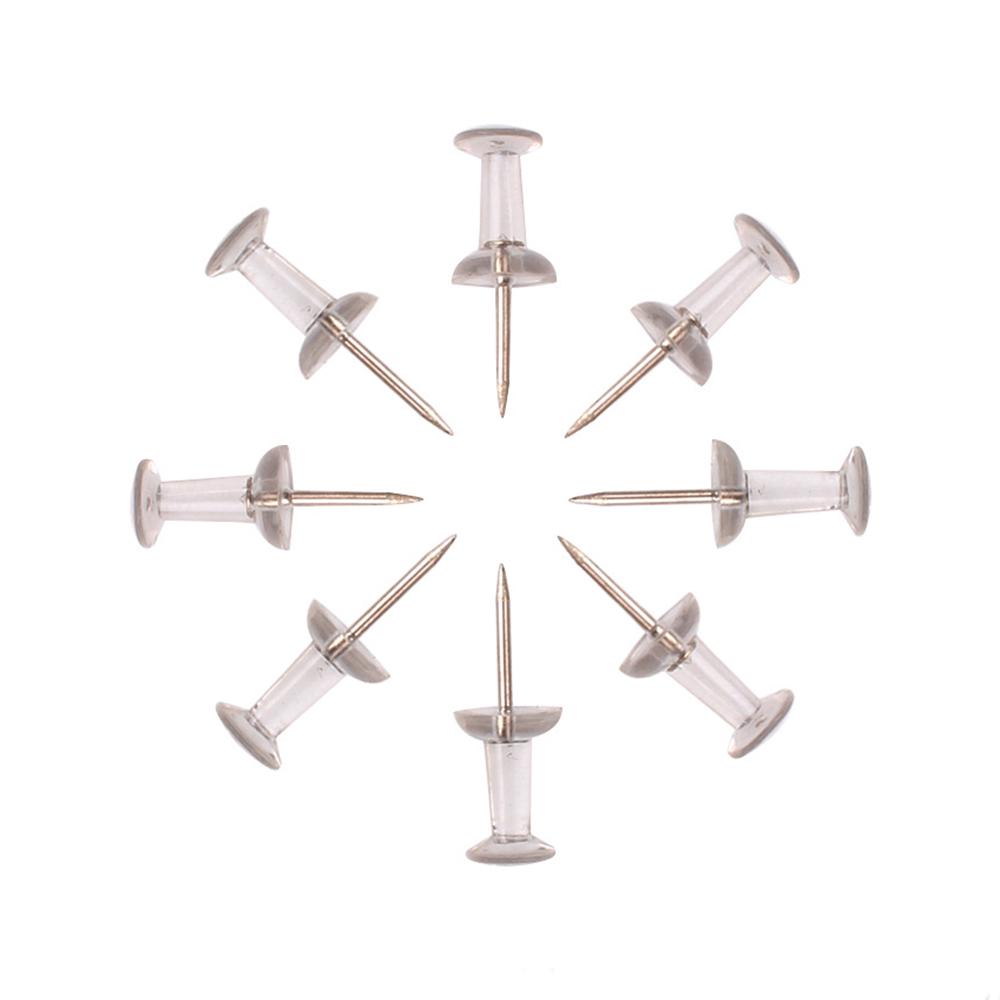 In S Transparent Push Pins Thumb Thumbtack Board Pins Drawing Photo Wall Studs Office School Supplies