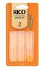 D'Addario WoodWinds RICO RLA0320 Reeds for Baritone Saxophone [Hardness: 2.0], Pack of 3