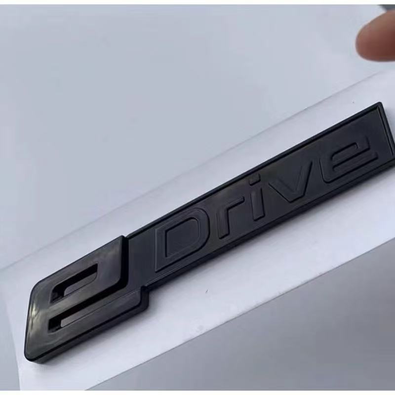 3D ABS eDrive Logo Car Rear Trunk Fender Emblem Badge Sticker Auto Styling For BMW eDrive 225 i4 i3 i8 X1 X5 530e i01 i12 i15 JY9