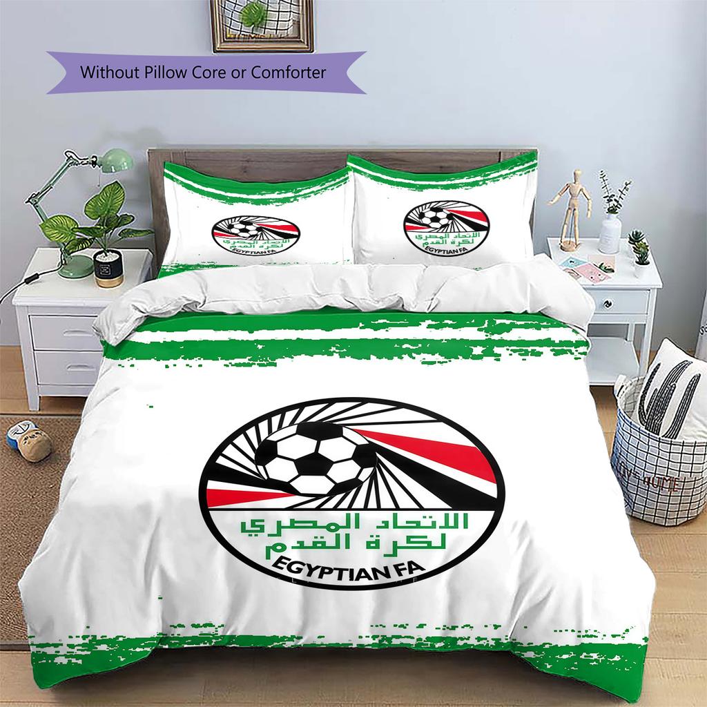 EFA Logo Pattern Bedding Quilt Set Home Decoration Gift (1 * duvet cover + 2 * pillowcase without core)