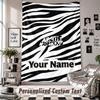 Wall Hanging Tapestry With Custom Name & Text, Arctic Monkeys Decorative Tapestry For Bedroom