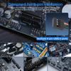 9-контактные USB-хабы Разъемы USB-разветвитель 1 к 4 USB2.0 9-контактная плата-разъем + кабель 50 см для водяного охлаждения для светодиодного вентилятора