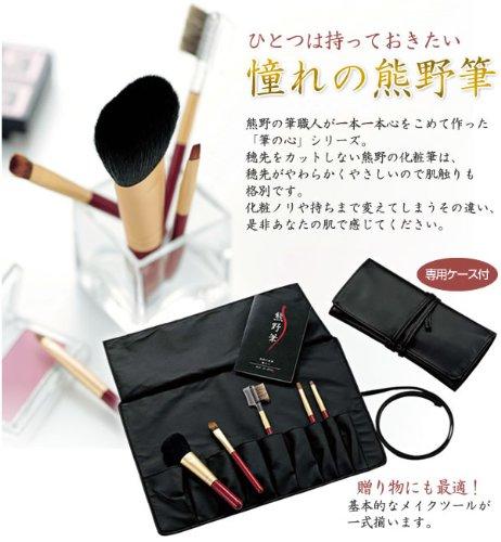 Набор кистей для макияжа Kumano Brush Heart of the Brush KFi-R105