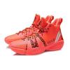 Li Ning Badfive 1 Модные Нескользящие Износостойкие Высокие Баскетбольные Кроссовки Мужские Неоновый Фруктовый Красный ABFQ015-3