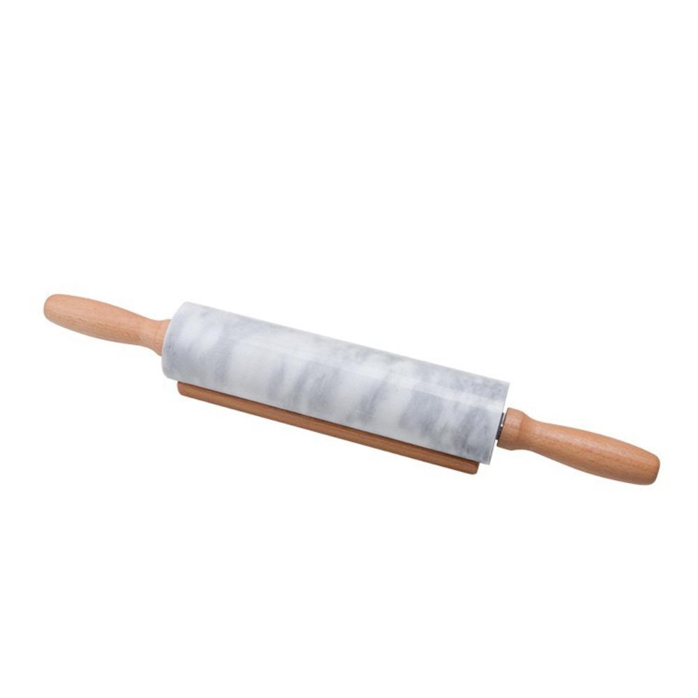 Гладкая поверхность Ролик для теста Деревянная ручка Палочка для раскатывания теста Мраморная скалка Печенье