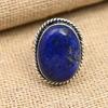 Lapis Lazuli Gemstone Handmade 925 Sterling Silver Lovely Jewelry Ring