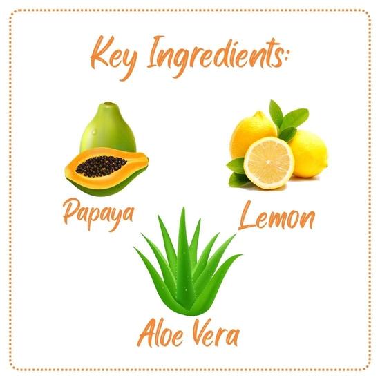 Morvin Папайя Отбеливающая пенка для умывания 70 г - Упаковка из 4 штук.