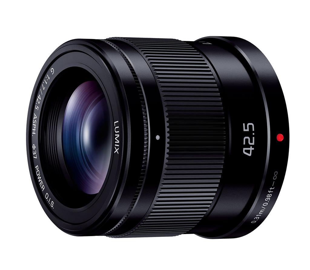Panasonic Lumix G Power Medium Telephoto Lens for Micro Four Thirds Black 42.5mm F/1.7 ASPH. O.I.S. Single-Focus (H-HS043-K)