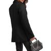 Women's  Work Casual Long Sleeve V-Neck Single Button Solid Color Coat