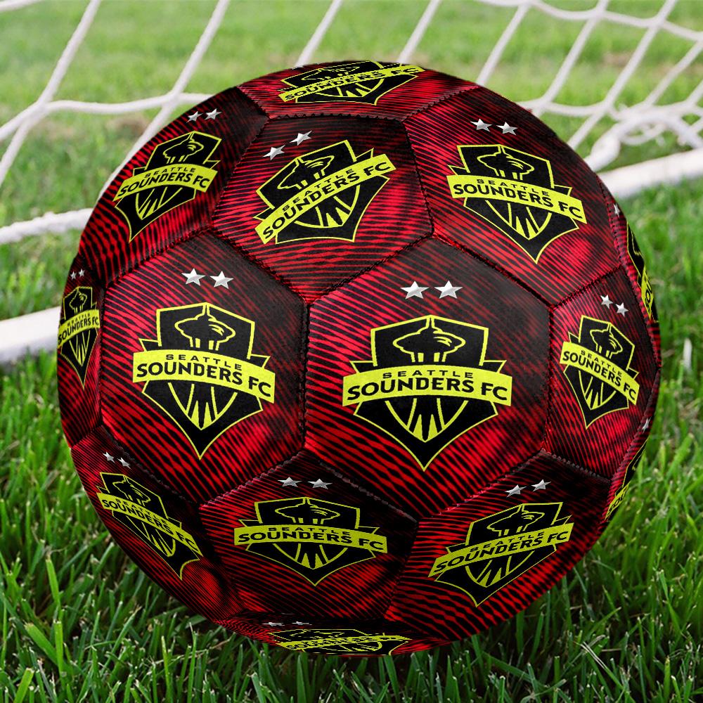 Fc Crest Design Printed Size 5 Soccer Balls, High-Quality, Anti-Slip, Protective Football, A Unique Gift , Birthdays, Christmas Gifts