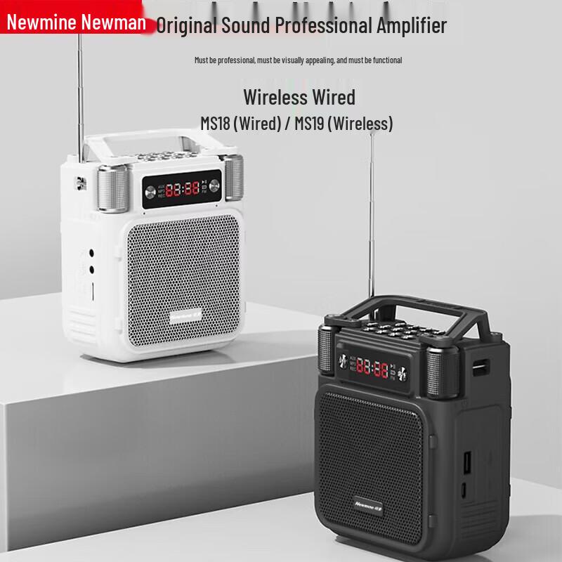 Портативный беспроводной усилитель голоса Newmine MS19, штекер CN (адаптер в комплекте)