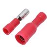 50 Pairs Quick Crimp Insulated Wire Terminals 22-16 AWG Crimp Connectors  Wire Joint