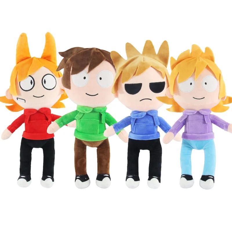 1/4 шт. Плюшевая игрушка Eddsworld Эдд Торд Мэтт Том Мультяшные плюшевые игрушки Набивная кукла Мягкие фигурки Аниме Домашний декор Ребенок Подарок для поклонника
