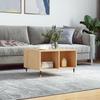 VidaXL Coffee Table Sonoma Oak 60x50x36.5 Cm Engineered Wood 830535