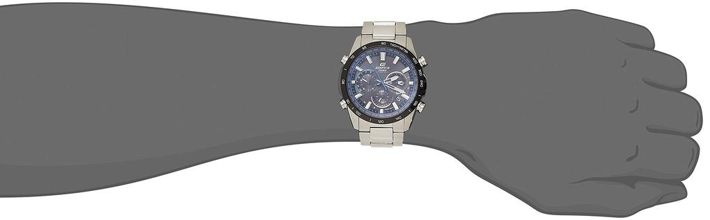 Casio] wristwatch Edifice [Genuine Japan] radio-controlled solar EQW-T650DB-1AJF men's silver
