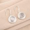 Selenite Gemstone 925 Solid Silver Jewelry Earrings 1.40" For Mother's Day Gift EE-4-50