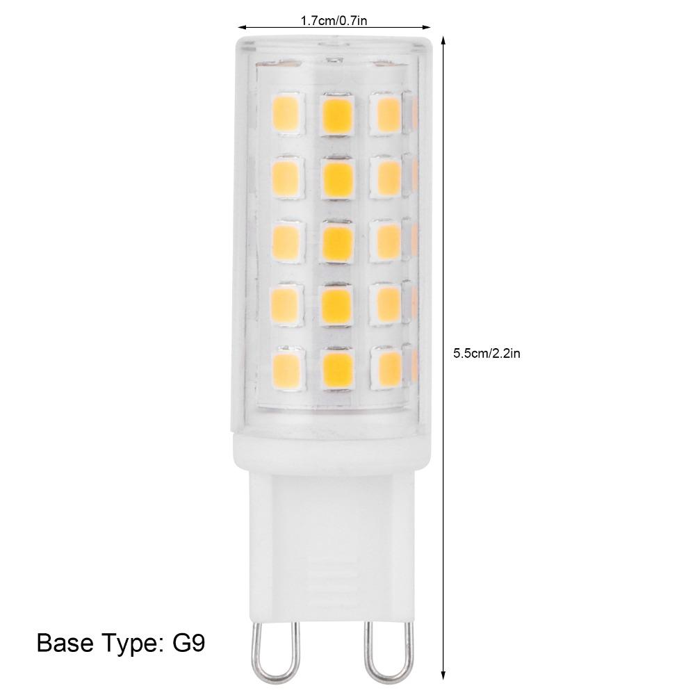 10pcs AC100-265V Light Bulb 54LED Bi-Pin Base Bulb Replace G9 LED Bulb Wall Sconce