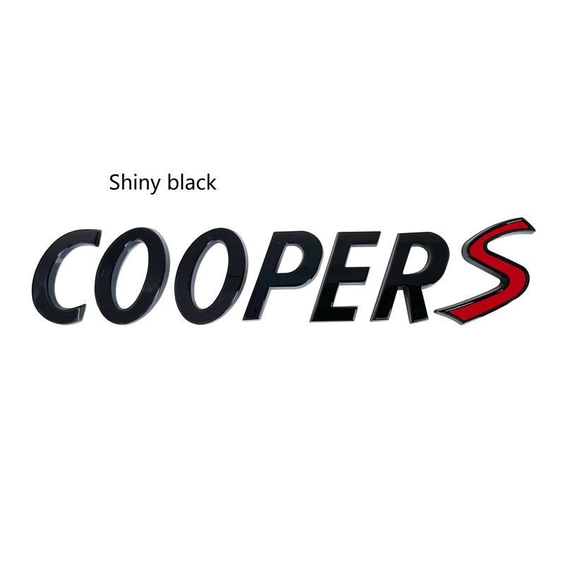 1 шт. 3D металлический S логотип передняя решетка эмблема SD значок автомобиля задний бампер наклейка на багажник для Cooper S логотип F55 F56 F60 R55 R56 R60