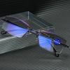 Rimless Diamond-cut Reading Glasses Anti-blue Light and Blue Film Integrated for Women Men Full Degree +1.0 +1.5 +2.0 +2.5 +3.0 +3.5 +4.0