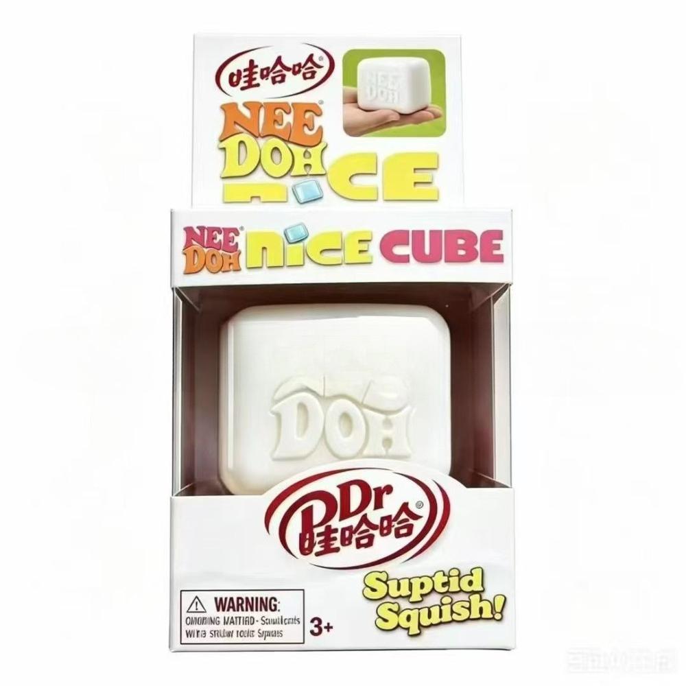 Needoh Nice Cube Сенсорный Сниматель Стресса Игрушка-Фиджет Для Тревоги и Концентрации Настольный Сенсорный Куб Для Взрослых и Детей