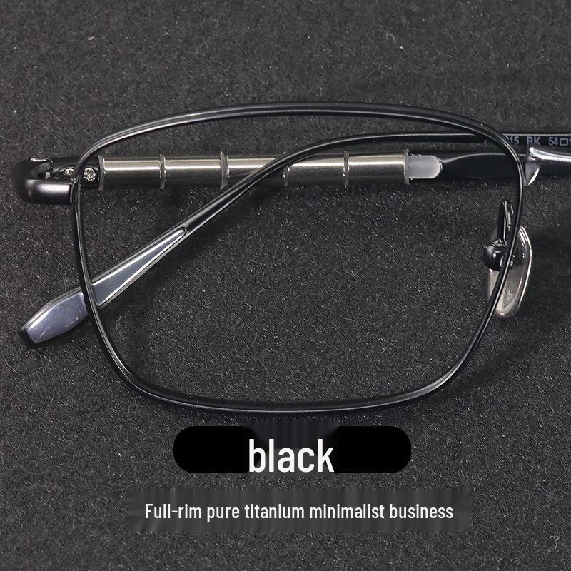 Men's Ultralight Japanese Titanium Photochromic Glasses Frame for High Prescription