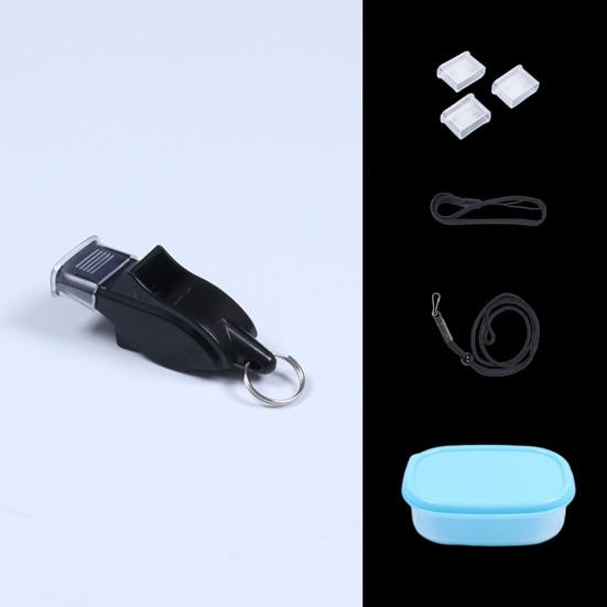 Свисток судьи-дельфина с ремешком на руку, коробка для хранения с громким звуком, портативные свистки для тренировок на открытом воздухе, выживания, футбола, баскетбола, спорта