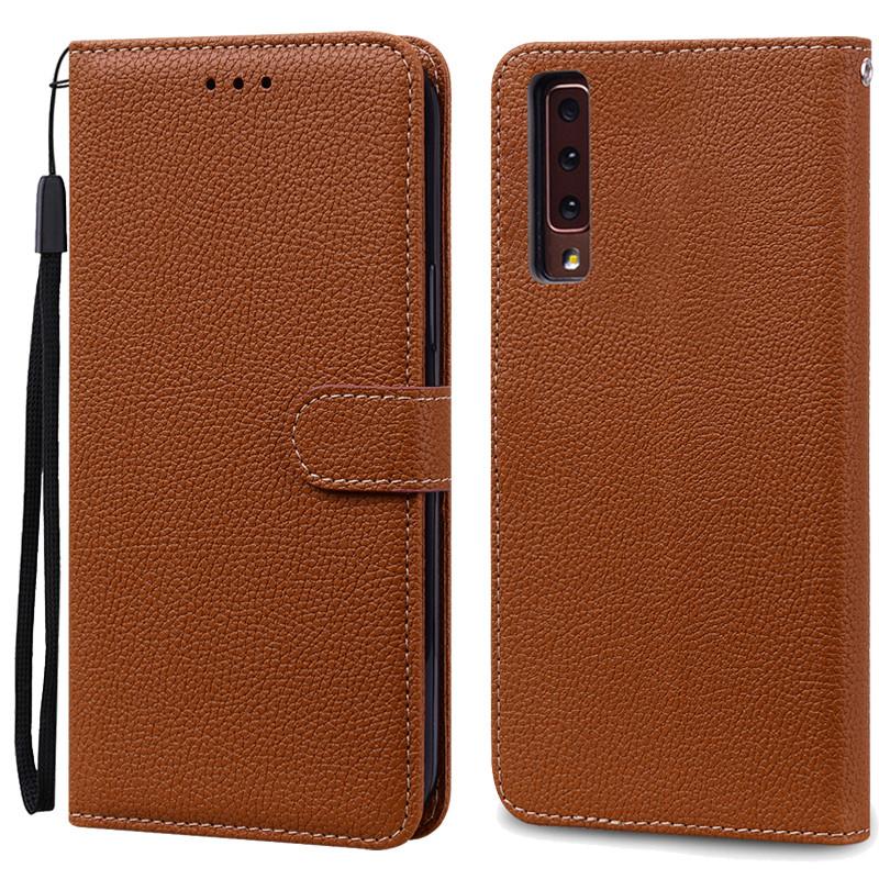 For Samsung Galaxy A7 2018 Case Galaxy A 7 2018 Cover Luxury Leather Flip Case For Samsung Galaxy A7 2018 SM-A750F Phone Cases