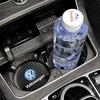 Car Emblem Anti-Slip Pad Water Cup Mat Holder Drink Coaster For VW R Line GTI Polo Golf Passat CC Tiguan Arteon Touareg Scirocco