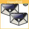 Durable And Waterproof 100 Led Solar Lights Garden Wall Lamp Featuring Intelligent Motion Sensor