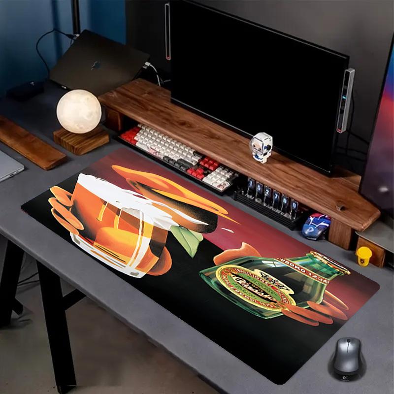 Carlsberg Print Mouse Pad, Anti‑Slip Desktop keyboard Mat, for PC Laptop Gaming Working Daily Use, Cool Festival Birthday Gift