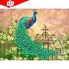 Алмазная картина Павлин Алмазная вышивка Полный набор животных с круглыми стразами Картинки Алмаз