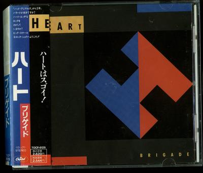 CD HEART - Brigade TOCP6129 CAPITOL 1990 Япония Рок Б/У