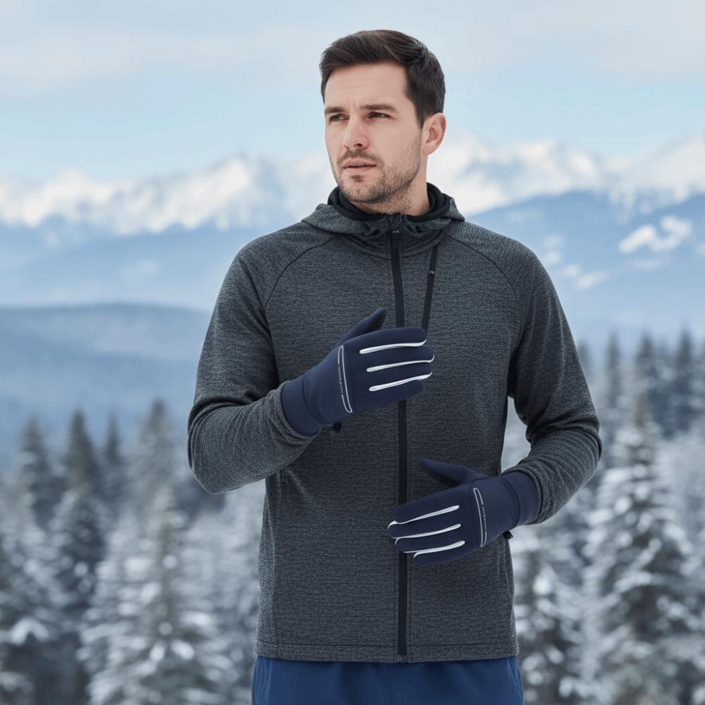 Full Finger Cycling Gloves Anti Slip Sports Mittens Unisex Winter Warm Gloves Cycling