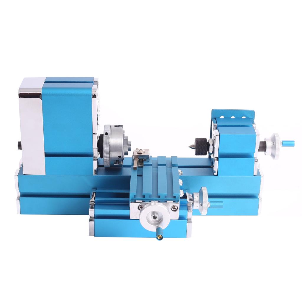 Mini Lathe Machine 36W, Precision Metal & Woodworking Benchtop Lathe Tool, Micro Lathe for Hobbyists & DIY Models