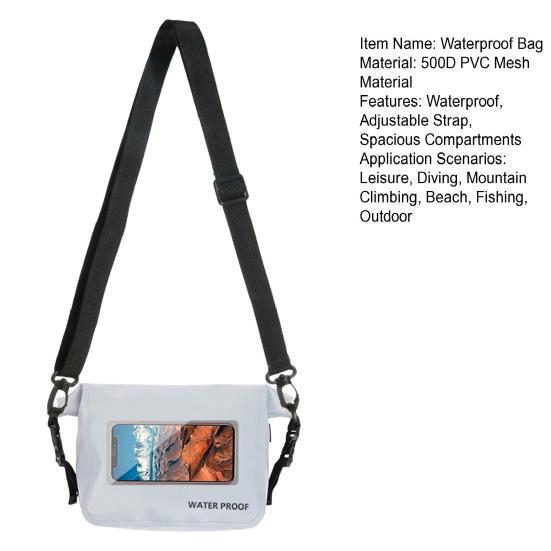 3 л Водонепроницаемая Сухая Сумка для Кулера YETI Большая Регулируемая Лямка Просторные Отделения Защитный Чехол для Фотоаппаратуры и Рыболовных Снастей Дождестойкий