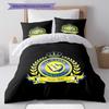 Al-Nassr Pattern Bedding,Quilt Set Quilt Cover Pillowcase Home Birthday Gift(1 * duvet cover + 2 * pillowcase, without core)
