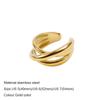 Модное кольцо Кольцо из нержавеющей стали 316L Anillo Ringen Mujer Женские кольца Bague Парная бижутерия Модные подарки Не выцветает