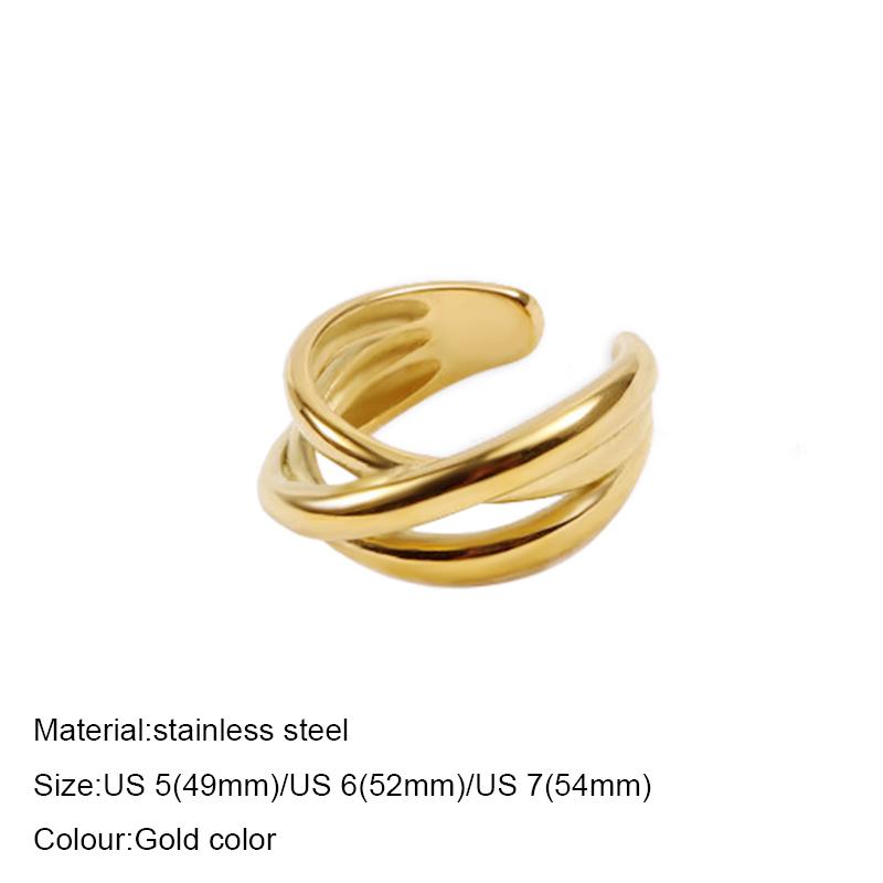 Модное кольцо Кольцо из нержавеющей стали 316L Anillo Ringen Mujer Женские кольца Bague Парная бижутерия Модные подарки Не выцветает