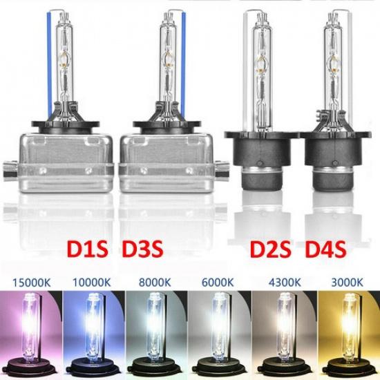 35 Вт D1S D2S HID Ксеноновые лампы для фар Замена OEM 6000K 8000K 2 шт.