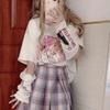 2KWEIRD Japanese Anime Print Graphic T-Shirt Women Summer Goth Top Mujer Split Sleeves Girl Y2k Clothes Aesthetic Harajuku Kawaii Tees