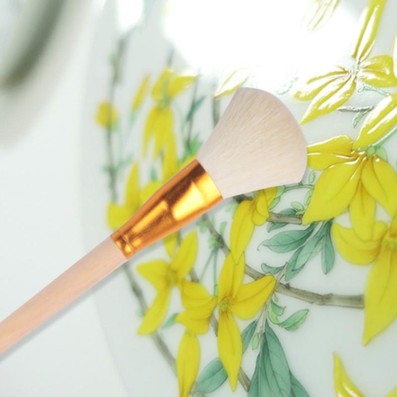 Набор шерстяных кистей для керамики, 12 шт., для керамической глазури/живописи, окраски акварелью